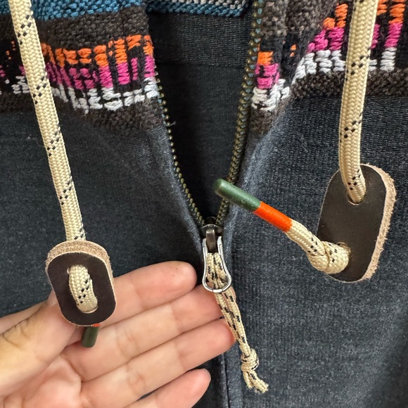 Howler Brothers Multicolor Pattern Zip-Up Sweater - Picture 7 of 8